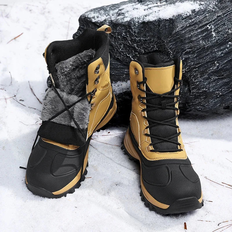 Men's Warm Lined Snow Boots
