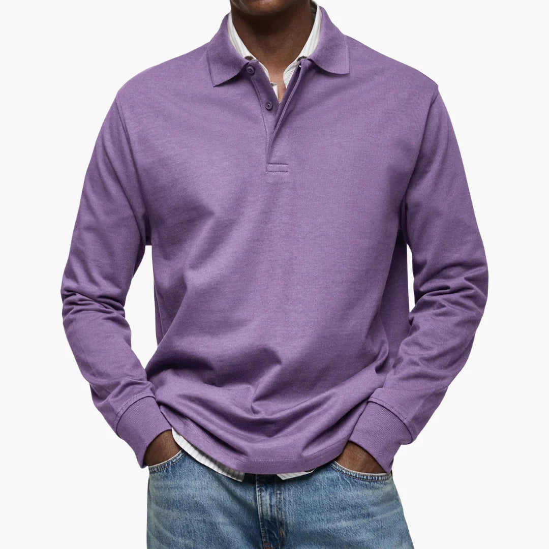 Men's Long Sleeve Polo Shirt