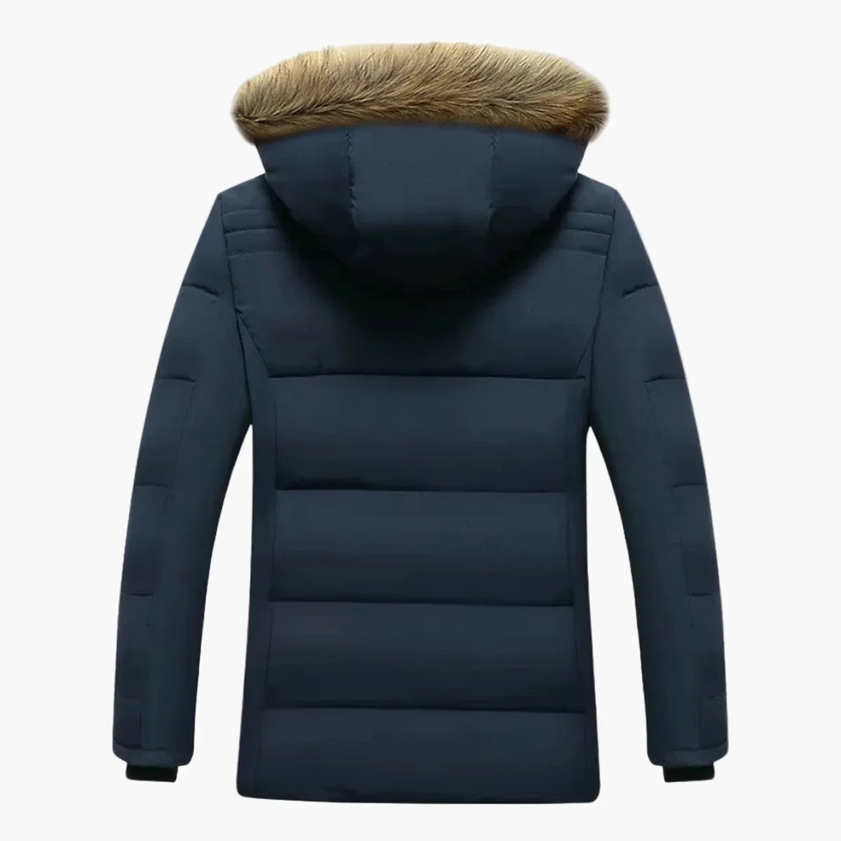Men's Faux Fur Hooded Winter Parka