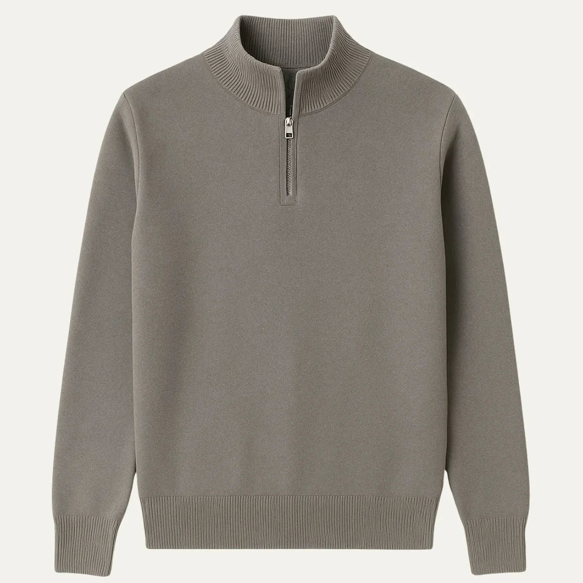 Men's Quarter-Zip Sweater Knit