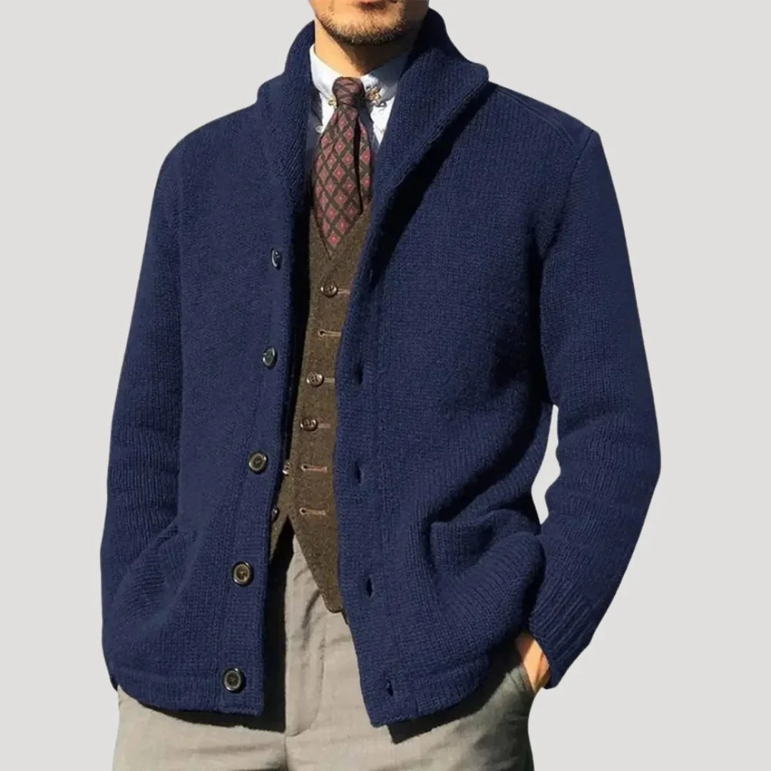 Men's Shawl Collar Cardigan Coatigan