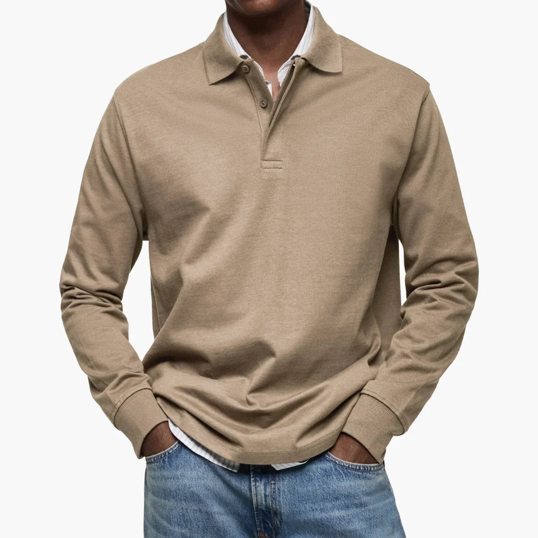 Men's Long Sleeve Polo Shirt