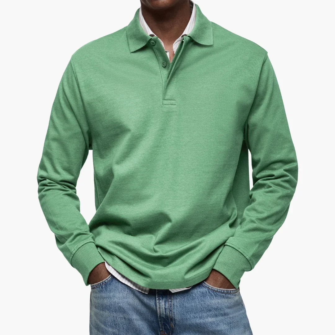 Men's Long Sleeve Polo Shirt