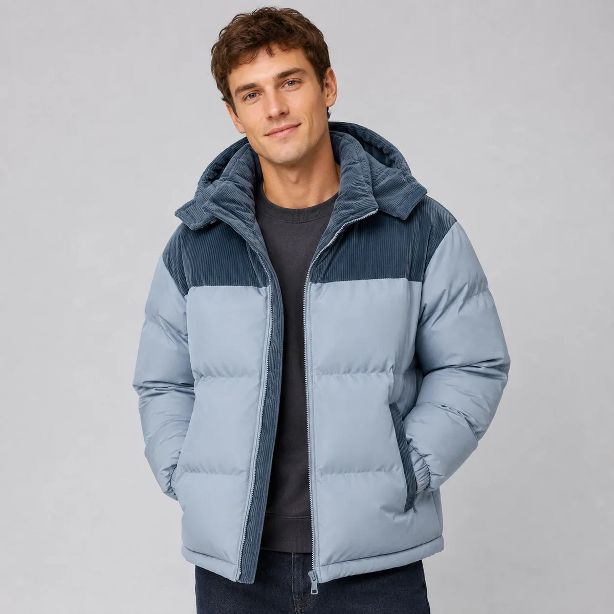 Men's Hooded Puffer Jacket