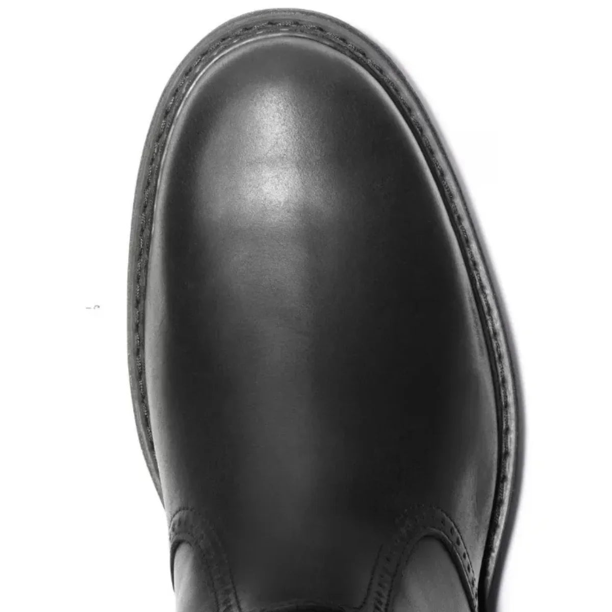 Men's Chelsea Boots – Black Lug Sole Pull Tab