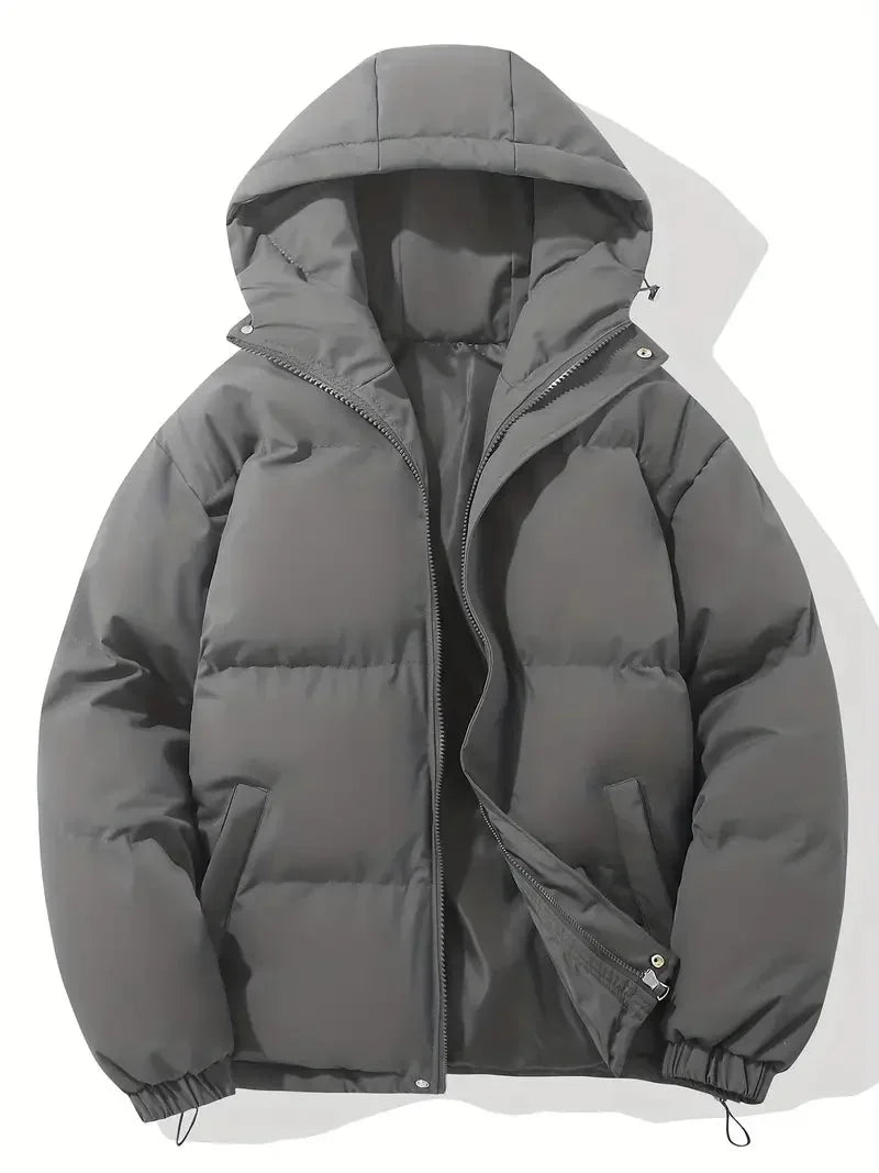 Men's Hooded Puffer Jacket Quilted