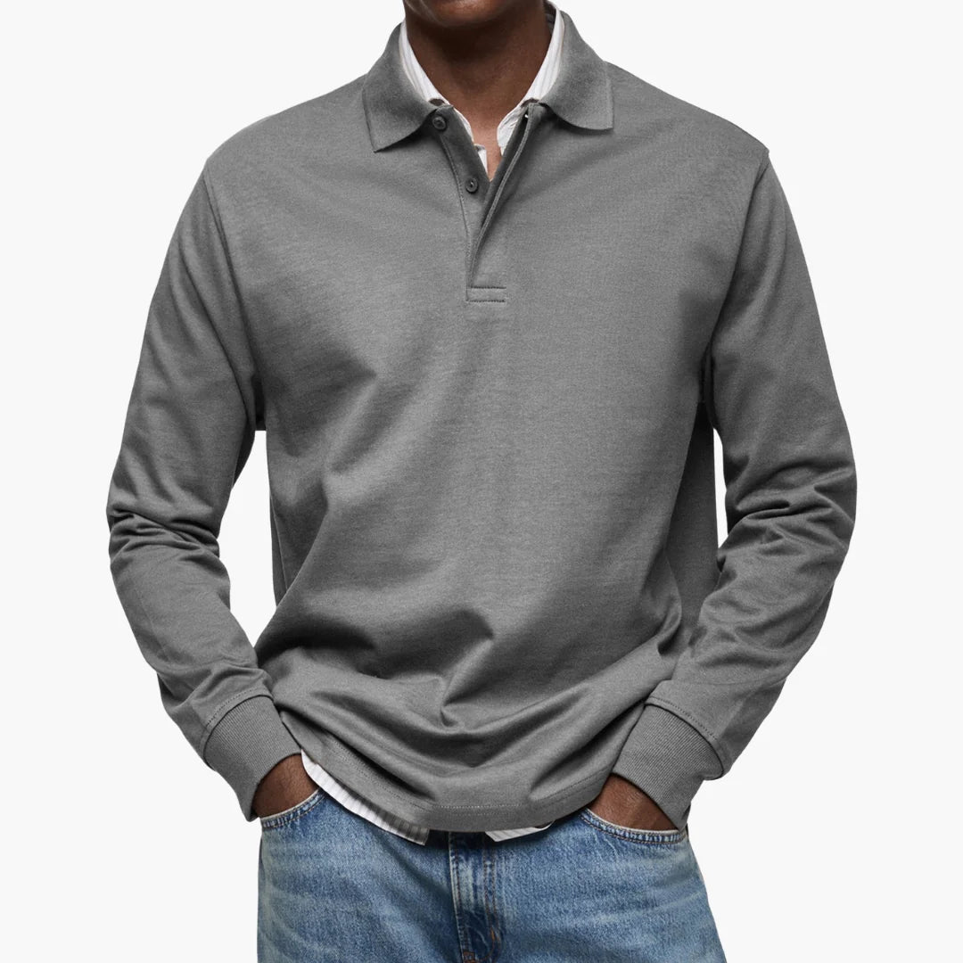 Men's Long Sleeve Polo Shirt