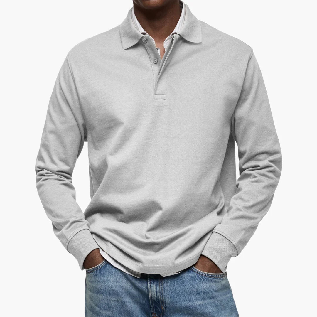 Men's Long Sleeve Polo Shirt