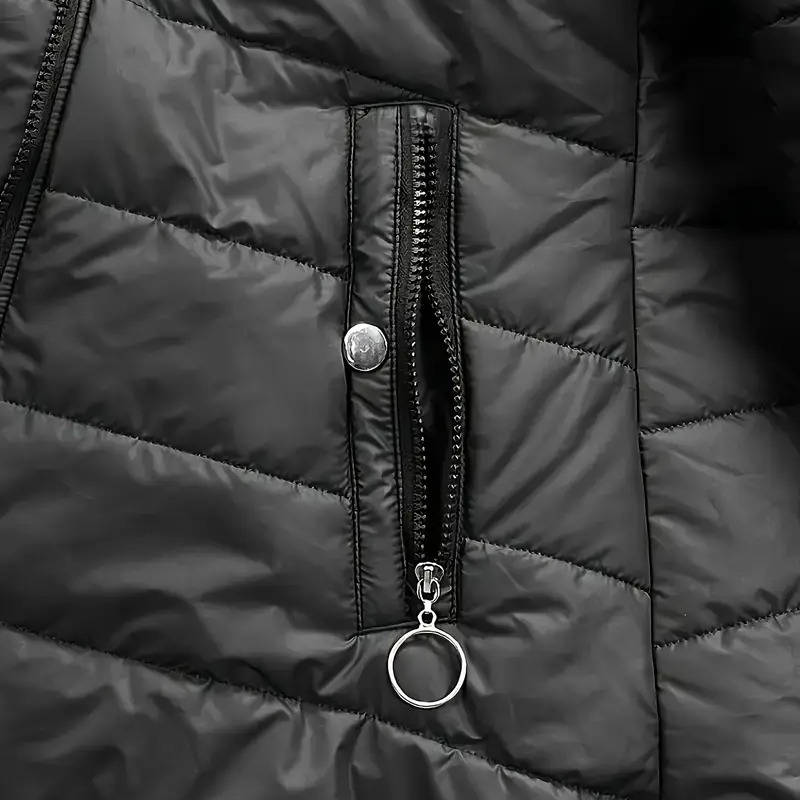 Women's Hooded Winter Coat | Quilted Longline Jacket