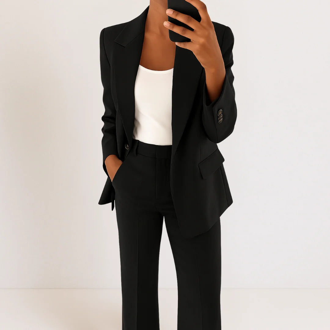 Women's Tailored Blazer and Trousers Co-ord Set