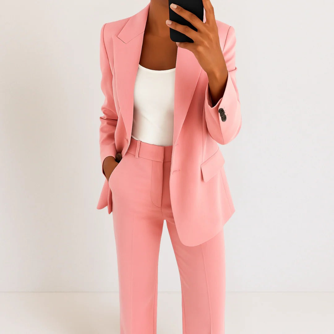 Women's Tailored Blazer and Trousers Co-ord Set