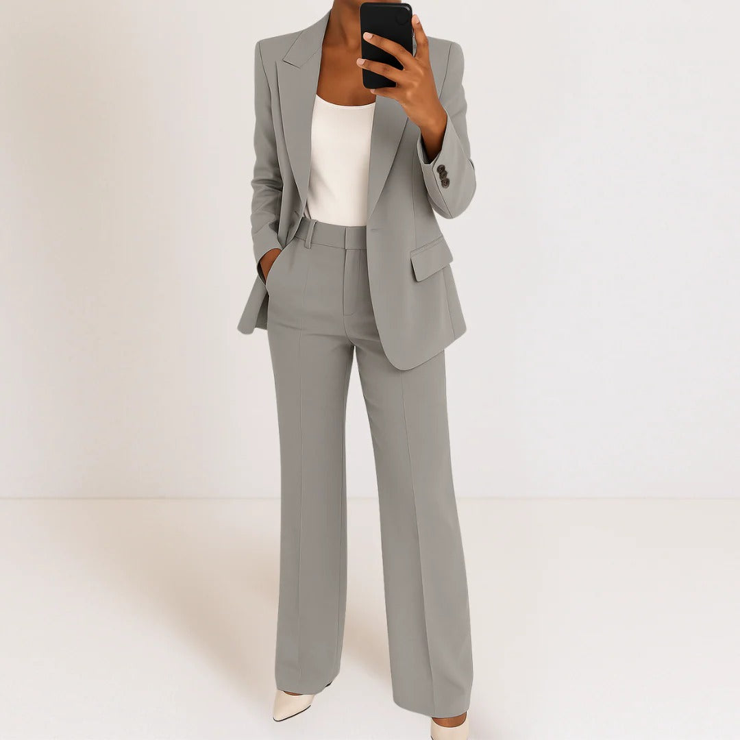 Women's Tailored Blazer and Trousers Co-ord Set