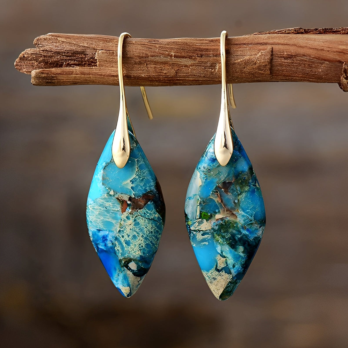 Lucie – Natural Stone Earrings