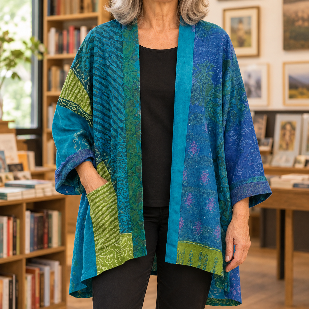 Marlene-Jane Patchwork Cardigan