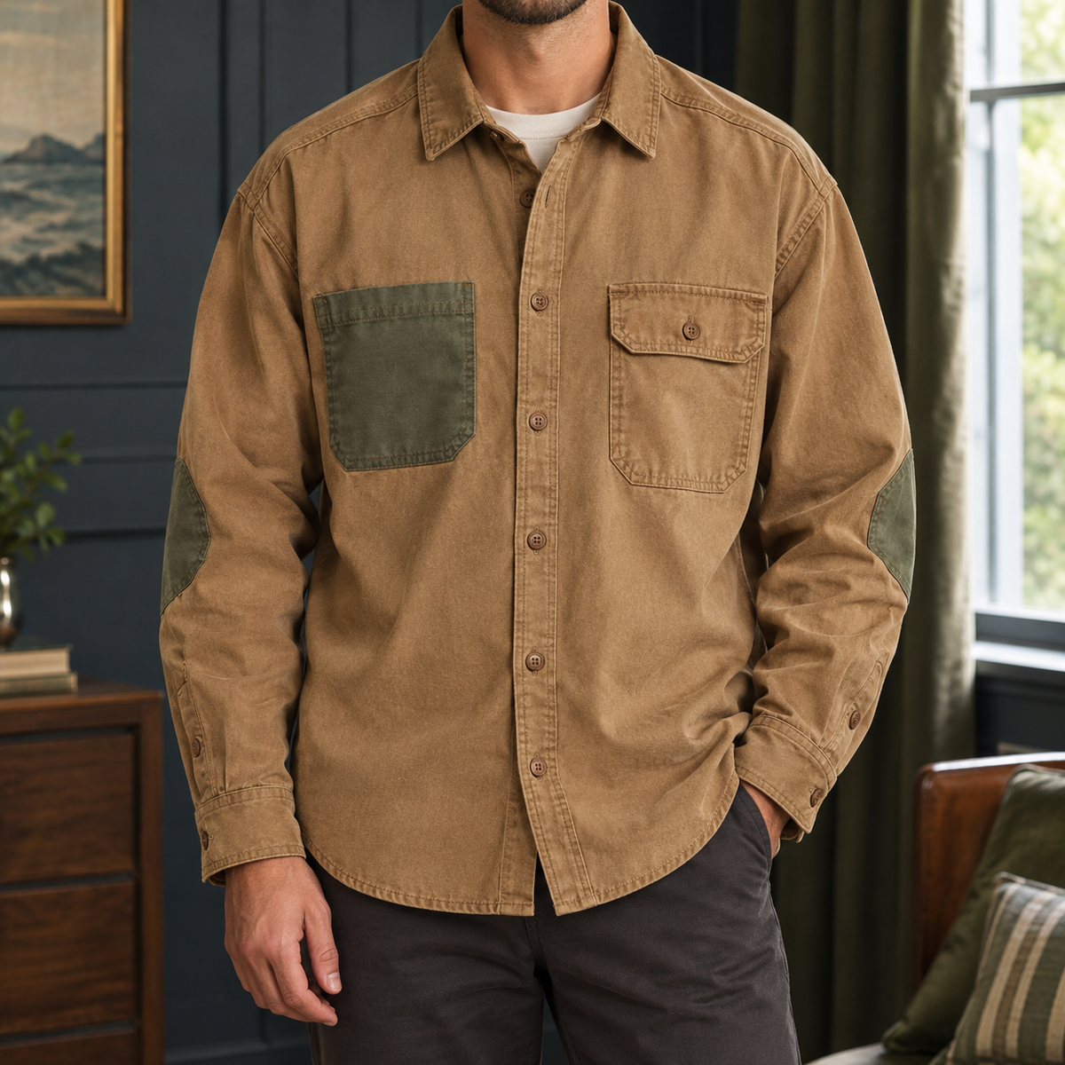Jason Contrast Overshirt