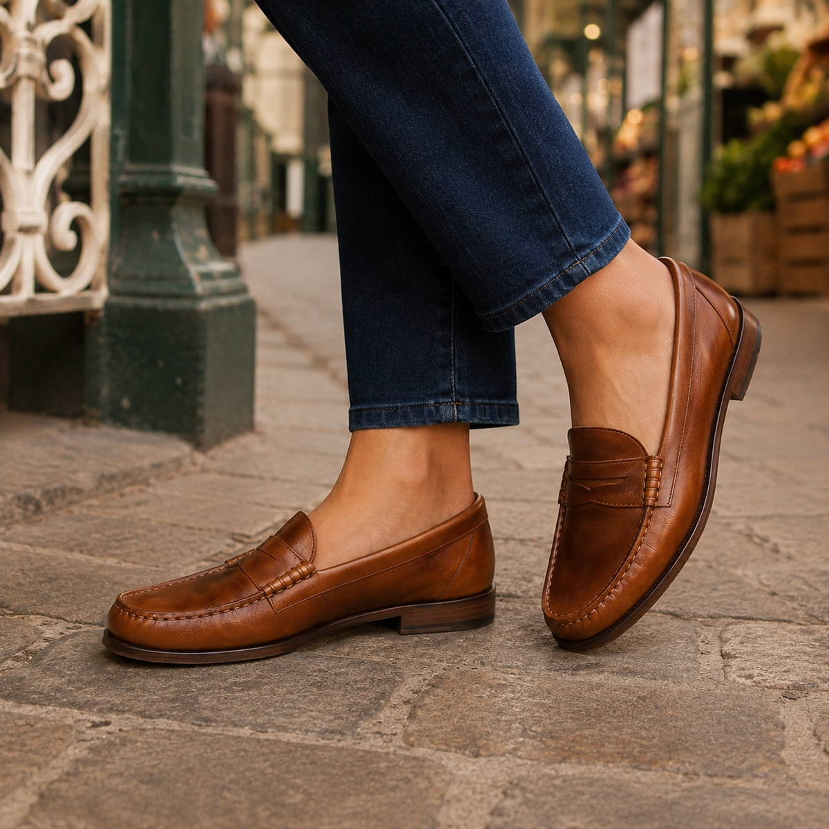 Carlotti Leather Loafers