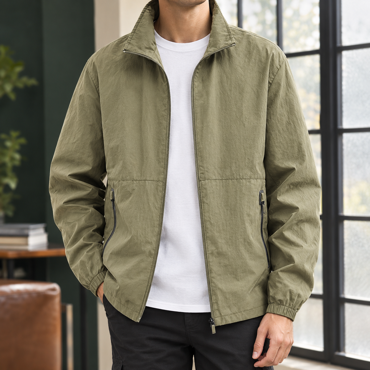 Christopher Stand Collar Jacket