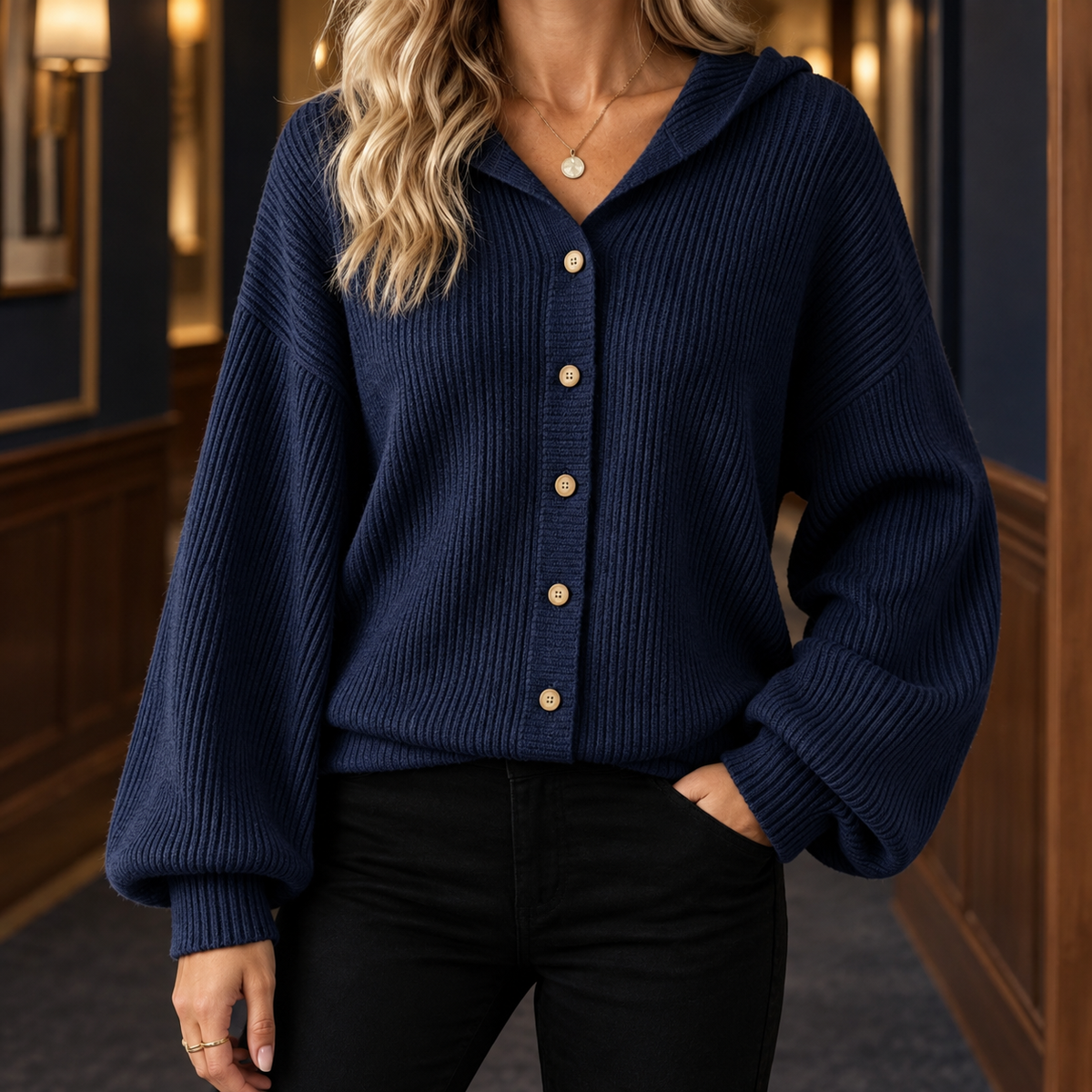 Aiglon-Skye Hooded Cardigan
