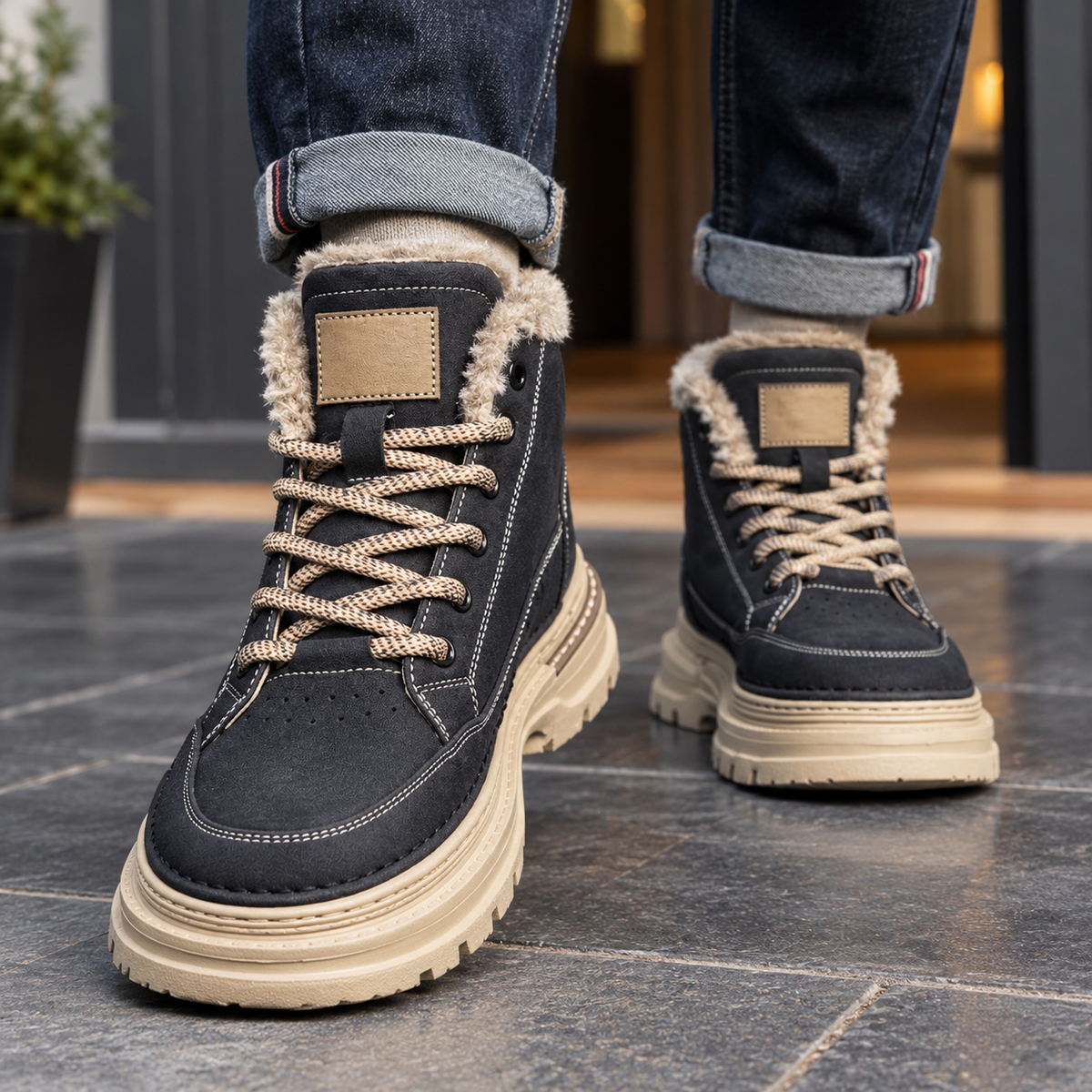 Accardi Fleece-Lined Boots