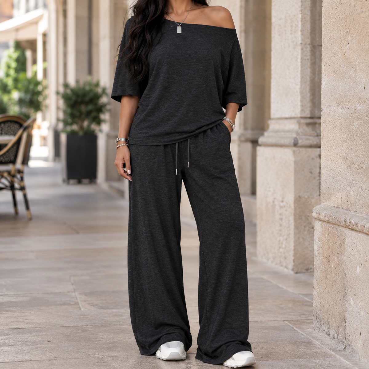 Iris-Claire Wide-Leg Set