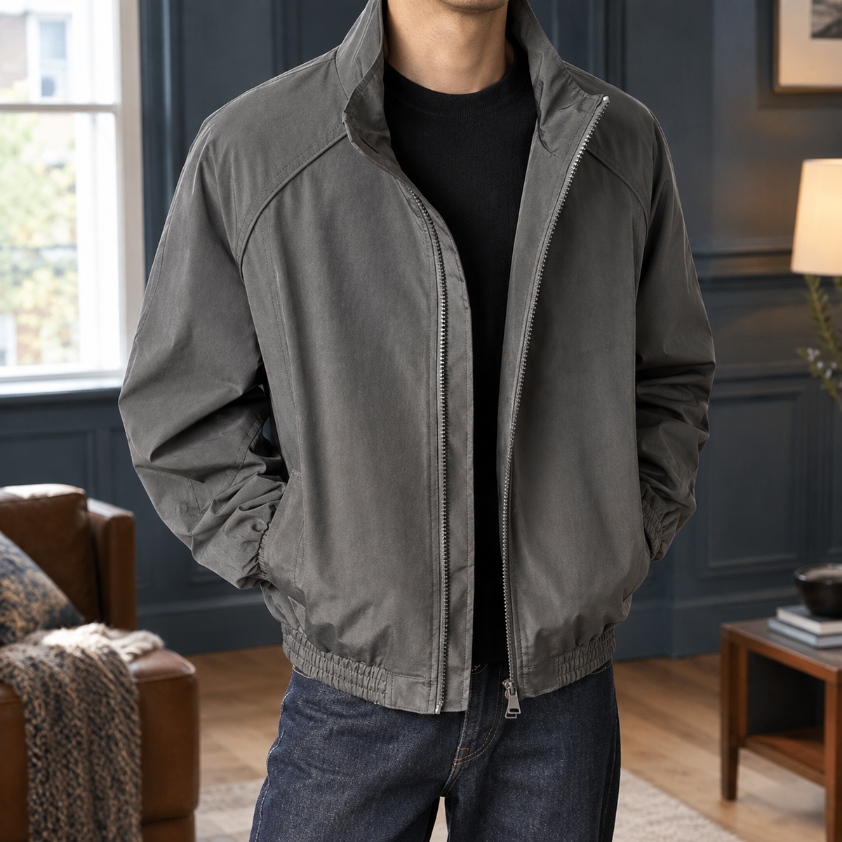 Raymond Stand Collar Jacket