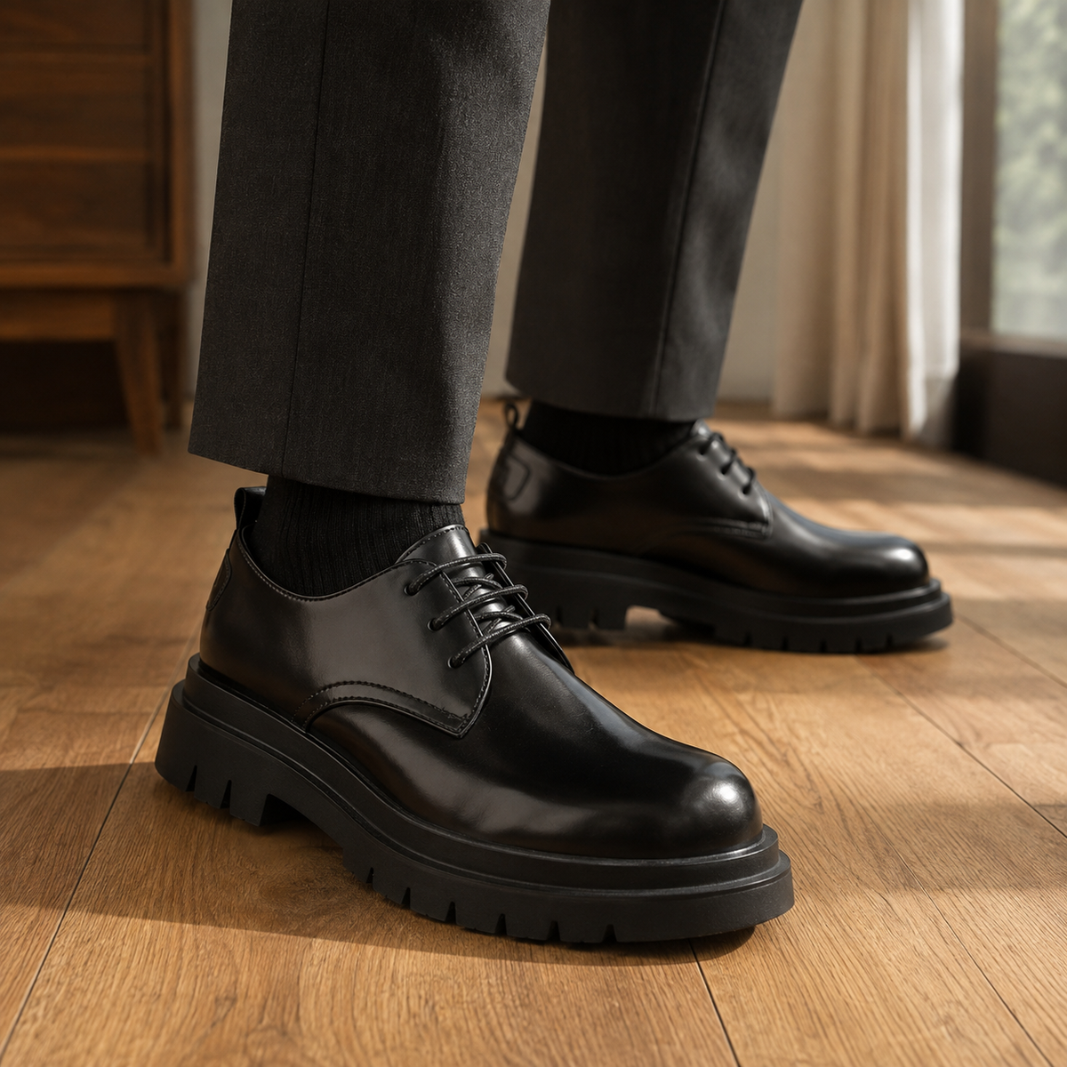 Negroni Lug Sole Derbies