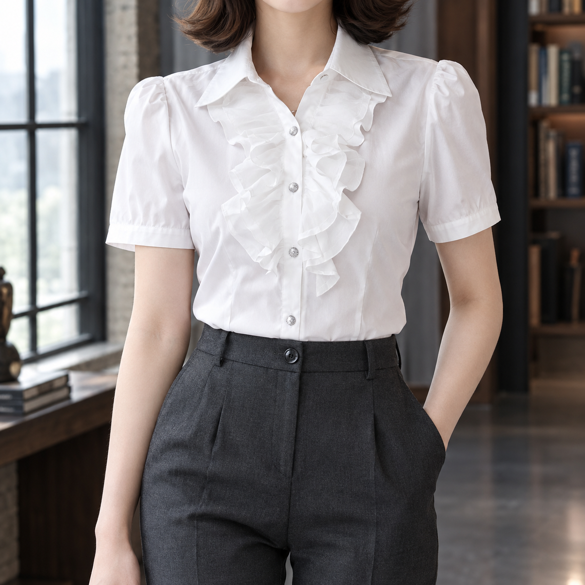 Heidi Ruffle Blouse