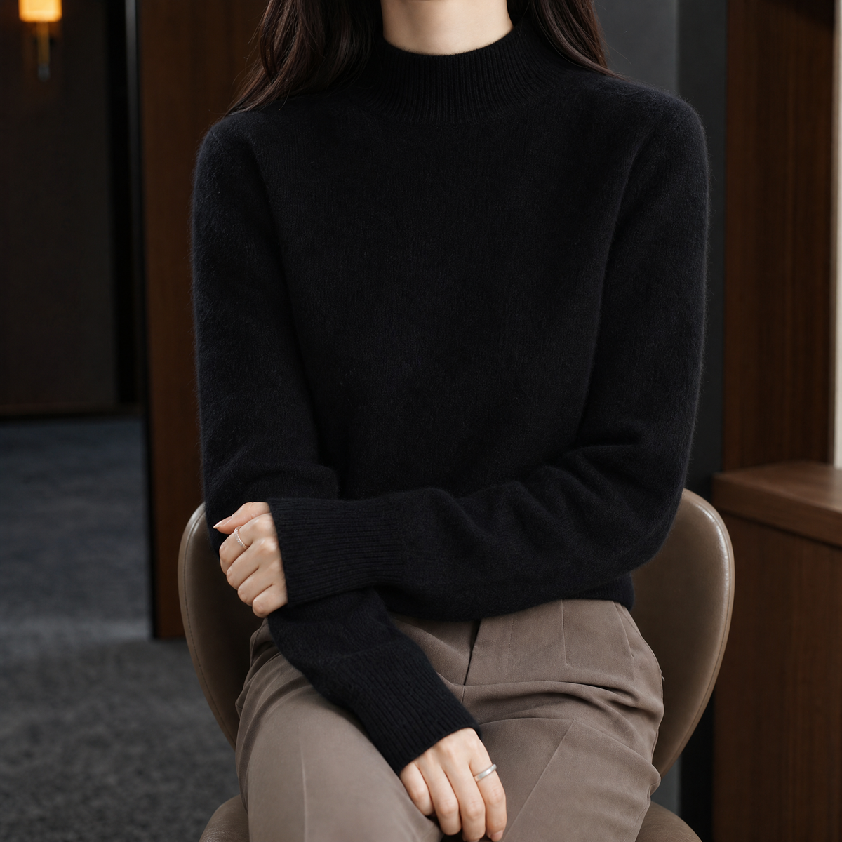 Lucinda-Mae Cashmere Turtleneck