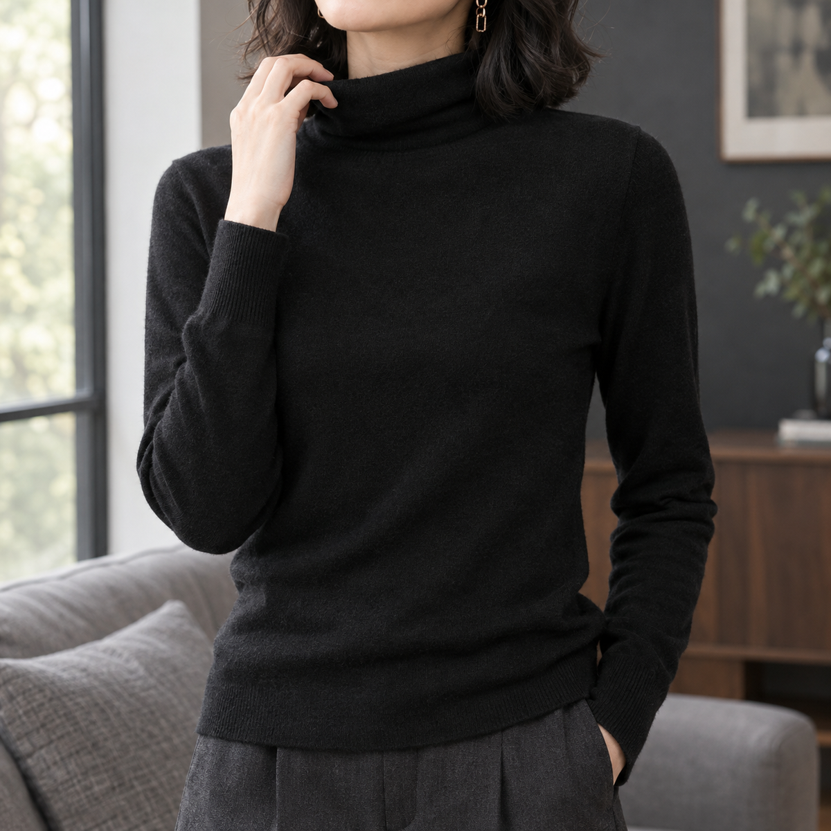 Serena-Louise Turtleneck Sweater