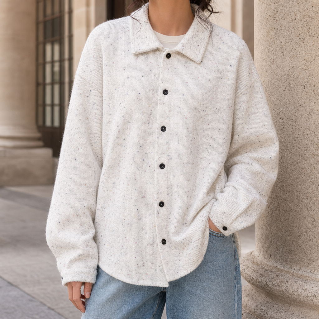 Wilhelmina Textured Overshirt