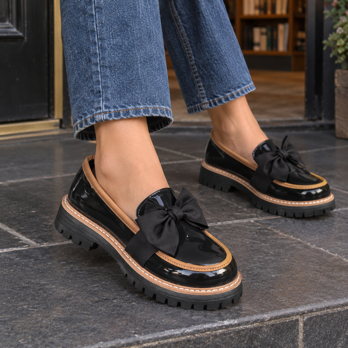 Cardini Bow Loafers
