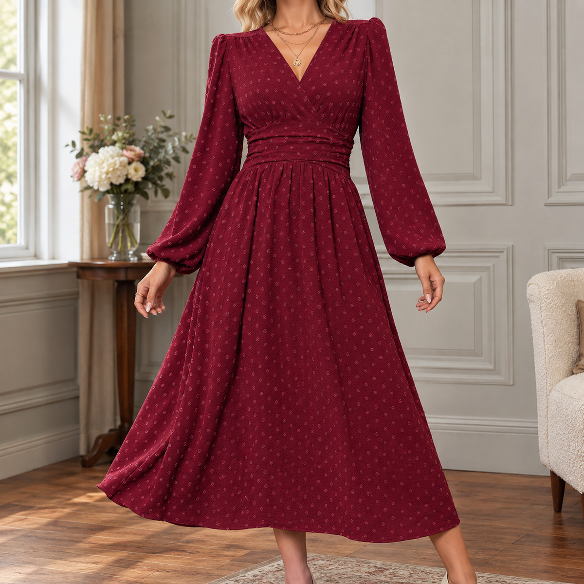 Celandine Ruched Dress