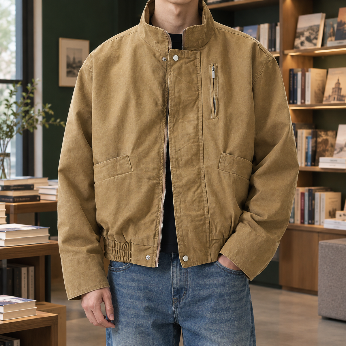 Harrison Stand Collar Jacket