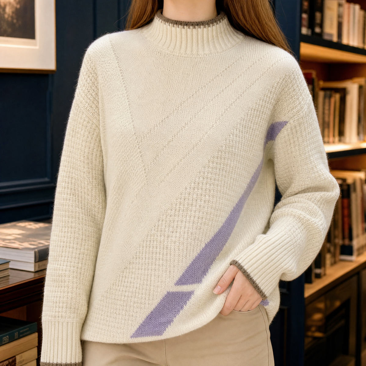 Sienna-Skye Mock Neck Sweater