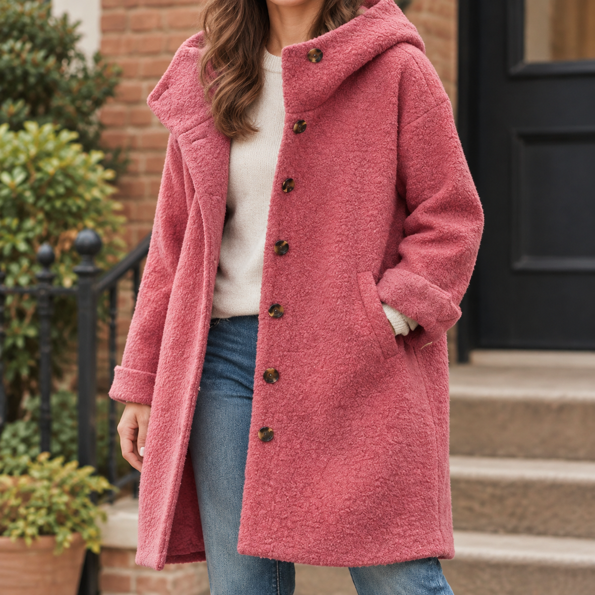 Yvette-Faye Hooded Coat