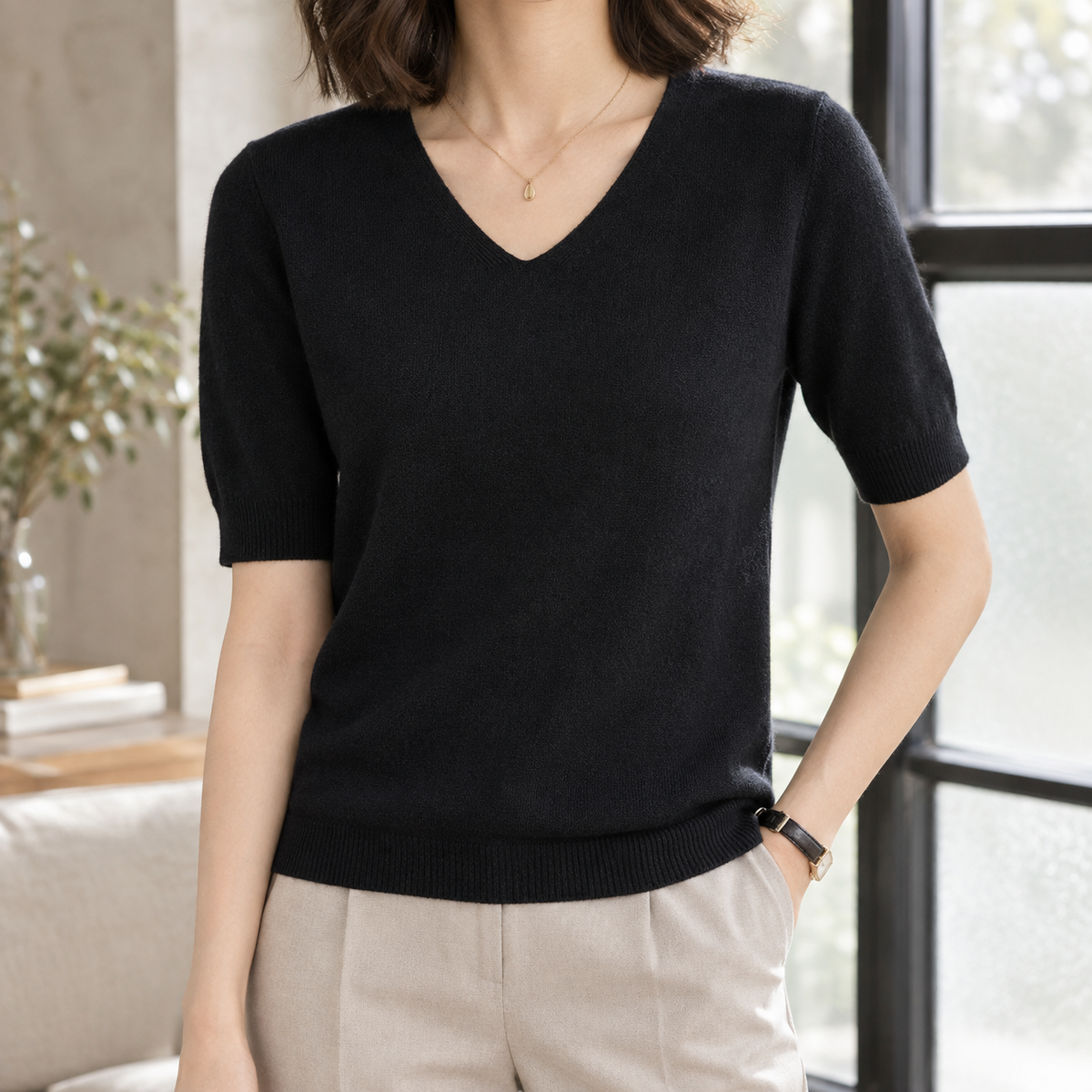 Phoebe-June V-Neck Sweater