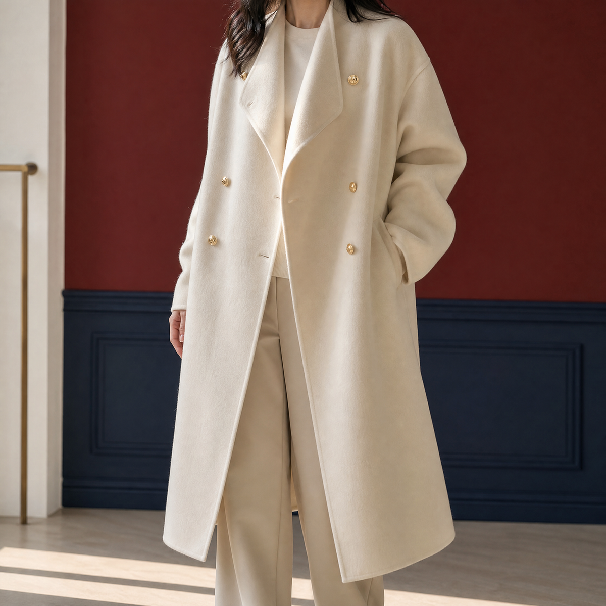 Hazel-Marie Cashmere Coat