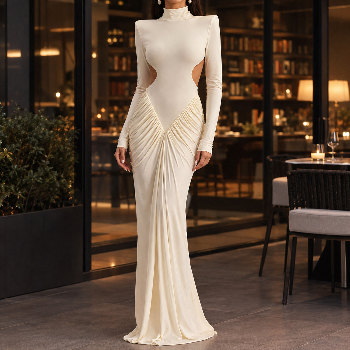 Ambrosine Cutout Maxi Dress
