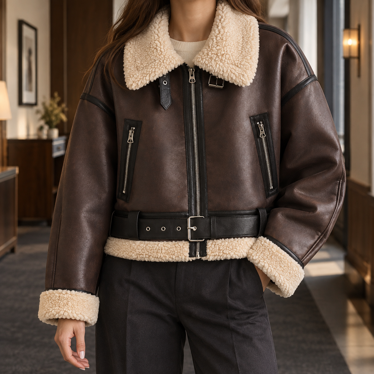 Brooke Aviator Jacket