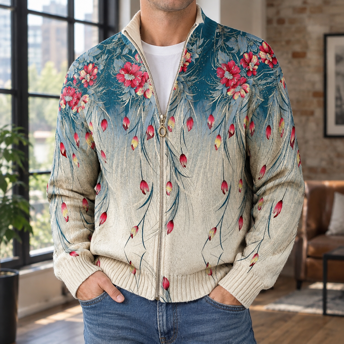 Orson Floral Sweater