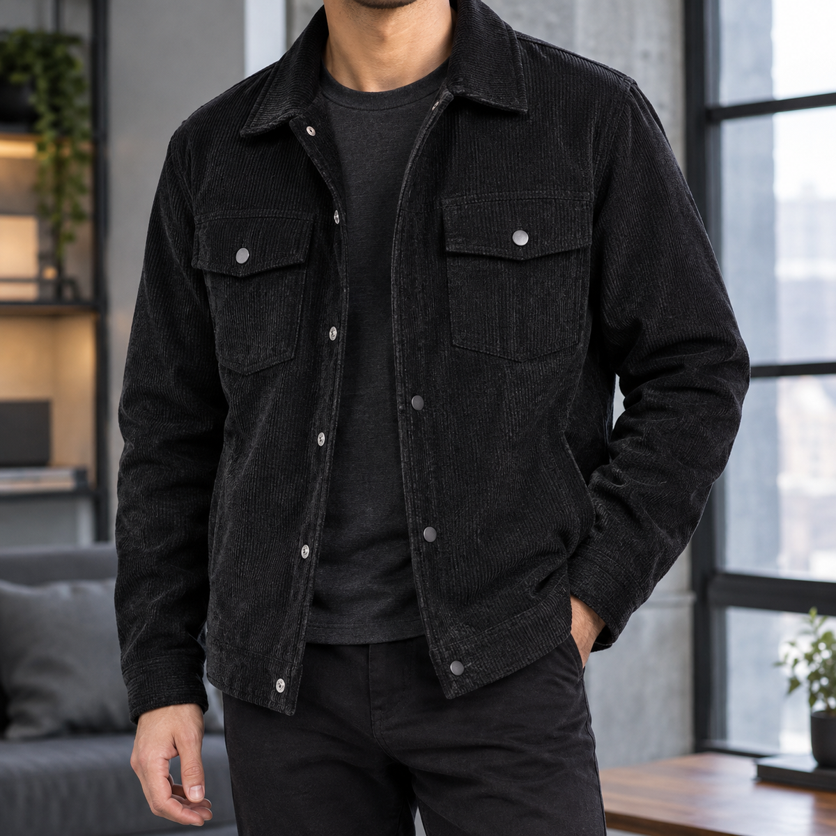 James-Dean Corduroy Jacket