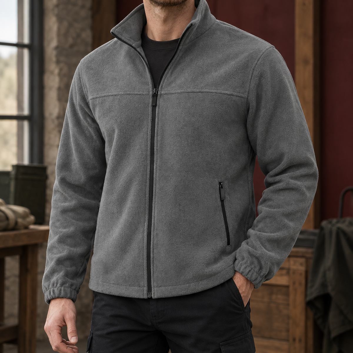 Godfrey Stand Collar Jacket