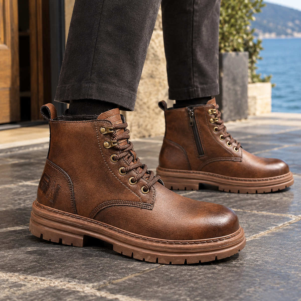 Melzi Lace-Up Boots