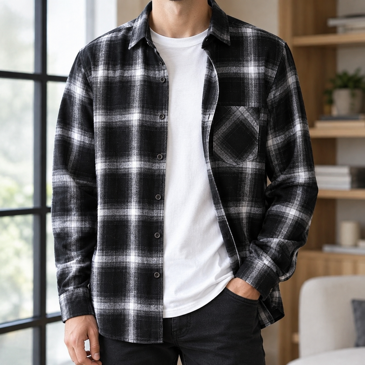 Gregoire Plaid Overshirt