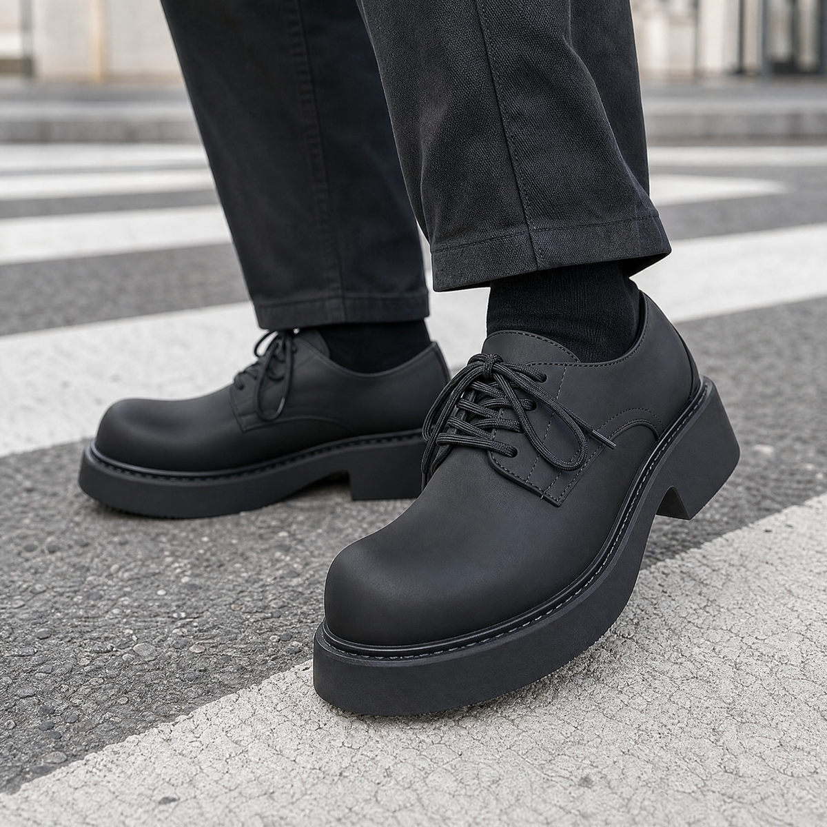 Parisi Platform Derby Shoes