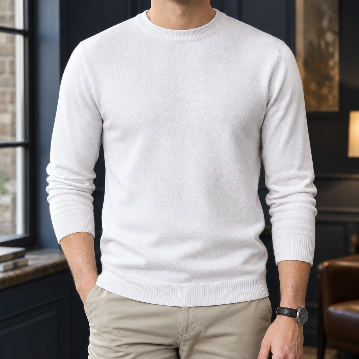 Olivier-Miles Round Neck Sweater