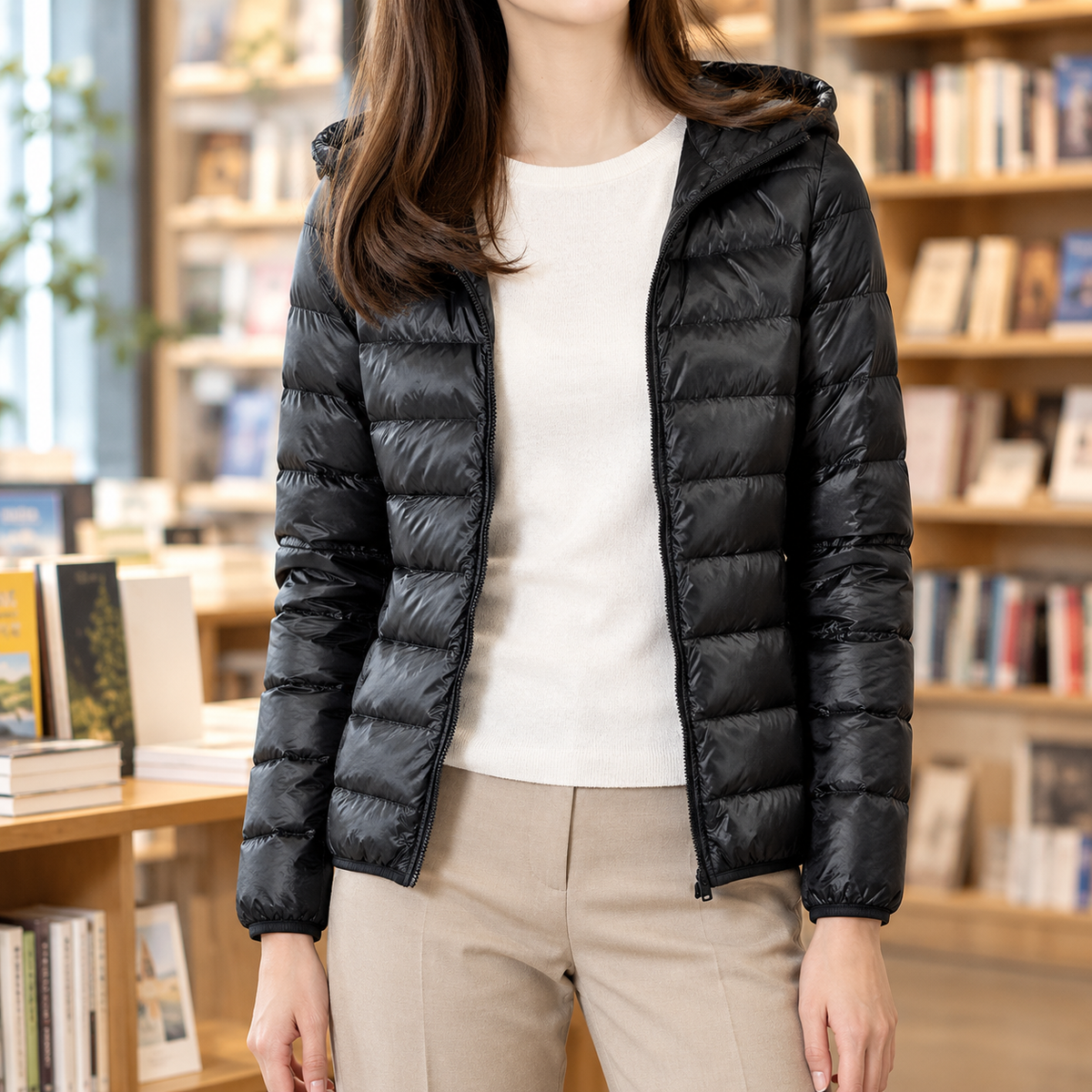 Thomasina Cashmere Puffer Jacket