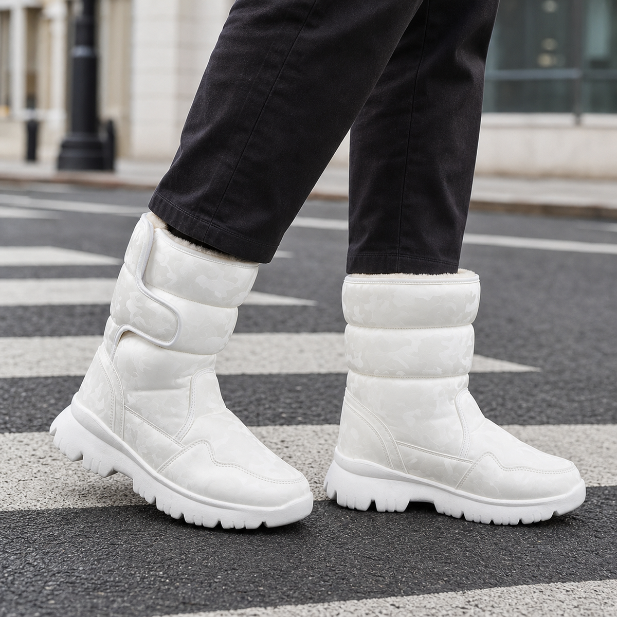 Anguissola Camouflage Snow Boots