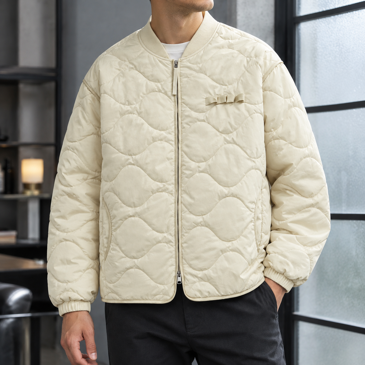 Otto-York Wave Quilted Jacket