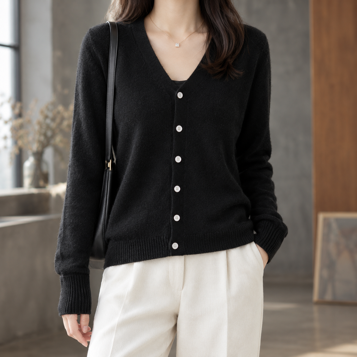Guinevere-Kate V-Neck Cardigan